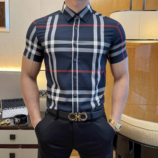 B Baoli 2025 Spring/Summer Fashion Hot Selling Short-Sleeve Shirt, sourced from