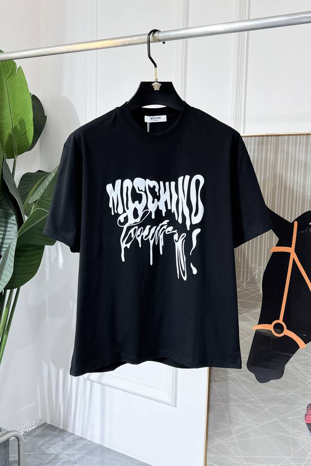 Moschino - 2025 Spring/Summer New Unisex Short-Sleeve T-Shirt, Available Now in
