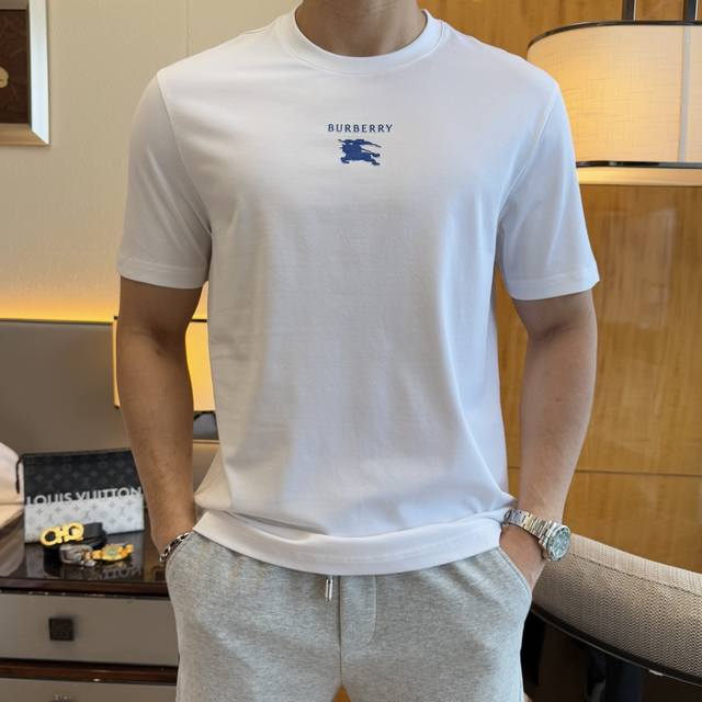 Burberry 2025 Spring/Summer Year of the Snake Commemorative Short-Sleeve T-Shirt