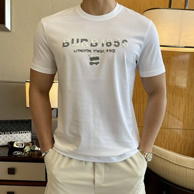 Burberry 2025 Spring/Summer New Year's Collection Short-Sleeve T-Shirt, Official