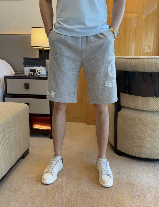 Lulu 2025Ss official website synchronized summer new high-end casual shorts, mad