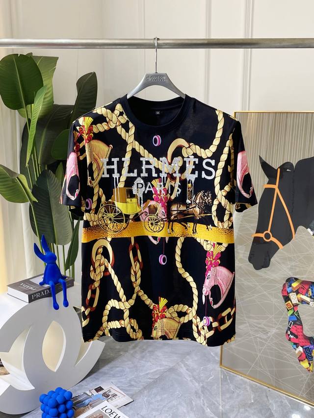 H Mas 2025 Spring/Summer Premium Short-Sleeve T-Shirt, Official Website Synchron