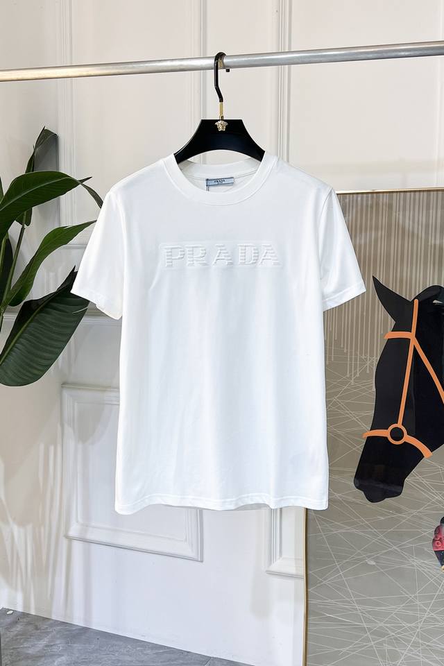 Prada - 2025 Spring/Summer New Unisex Short-Sleeve T-Shirt, Available Now in Sto