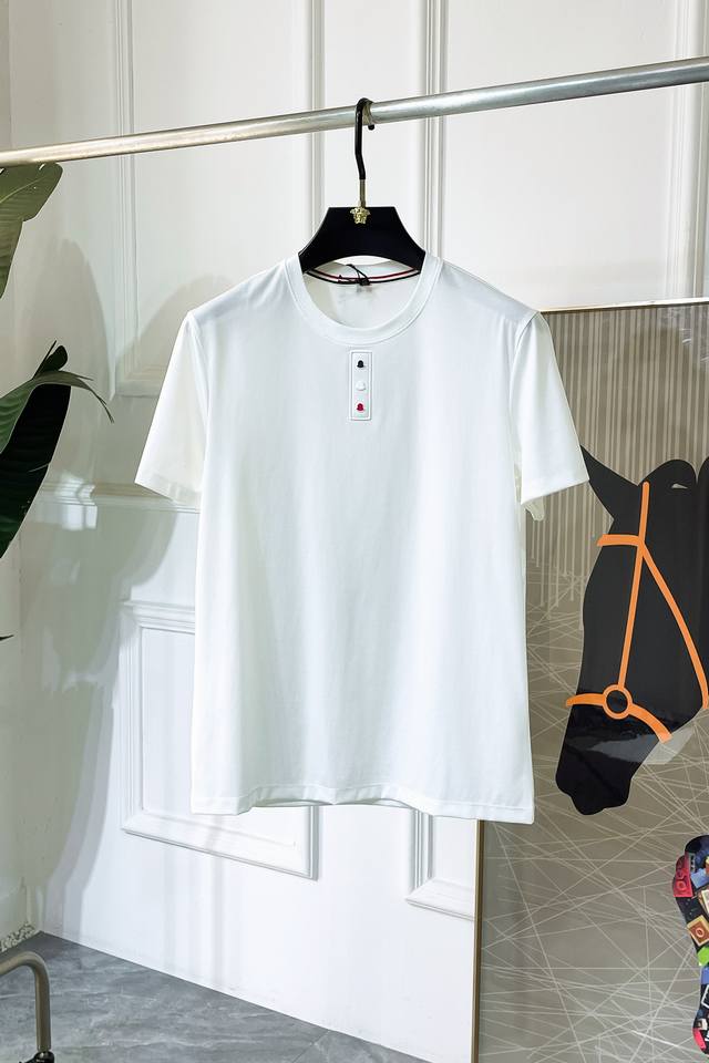 Moncler 2025Ss Year of the Snake Spring/Summer Premium Short-Sleeve T-Shirt, Off