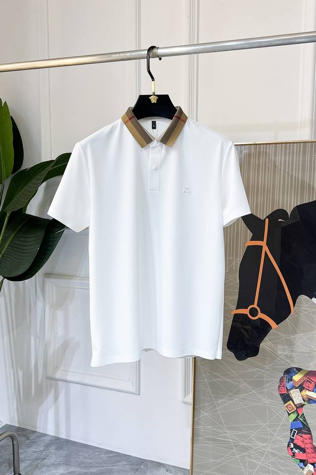 Burberry 2025 Spring/Summer Polo Collar Short-Sleeve Collection. Made from premi