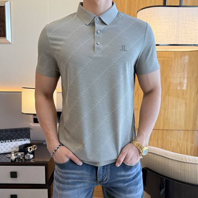 Lulu 2025Ss Spring/Summer New Polo Collar Short-Sleeve Collection. Made from pre