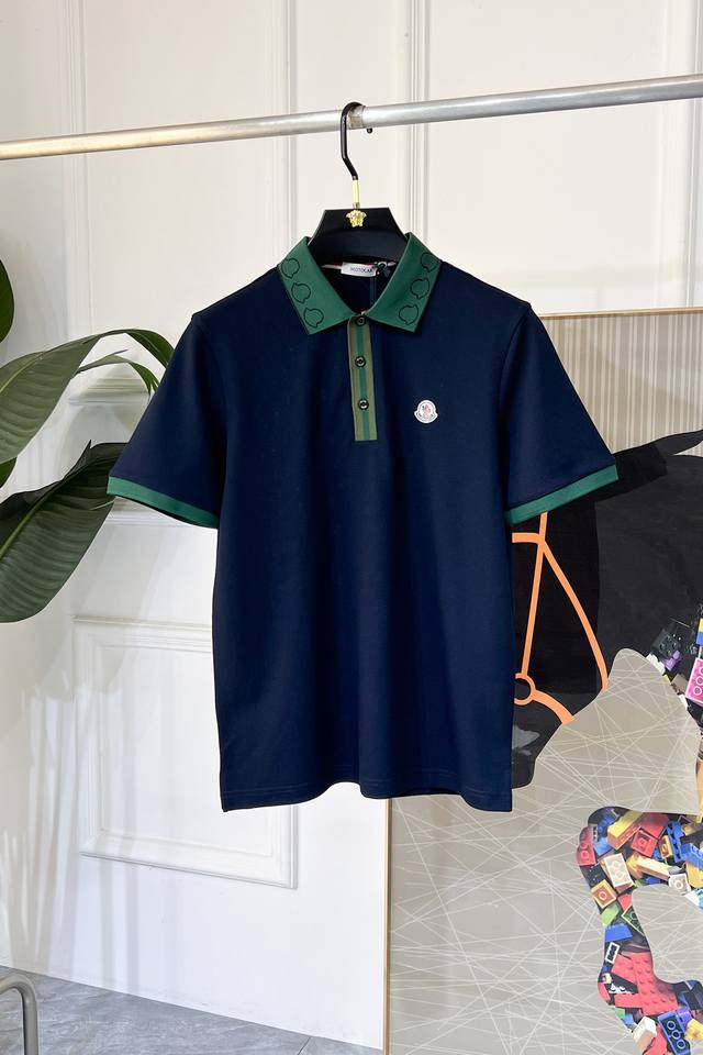 Moncler - 2025 Spring/Summer Polo Collar Short-Sleeve Collection. Made from prem