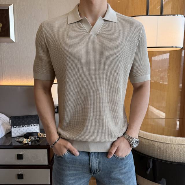 Genia 2025SS Year of the Snake Spring/Summer New Scissor Collar Short-Sleeve Col