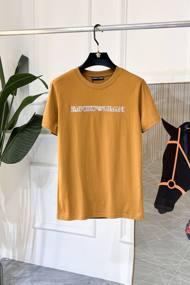 Armani - 2025 Spring/Summer New Unisex Short-Sleeve T-Shirt, Available Now in St