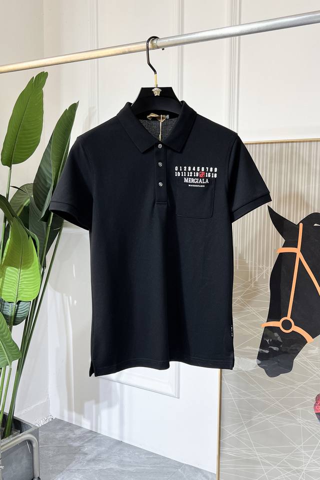 Margiela 2025Ss Spring/Summer New Polo Collar Short-Sleeve Collection. Made from