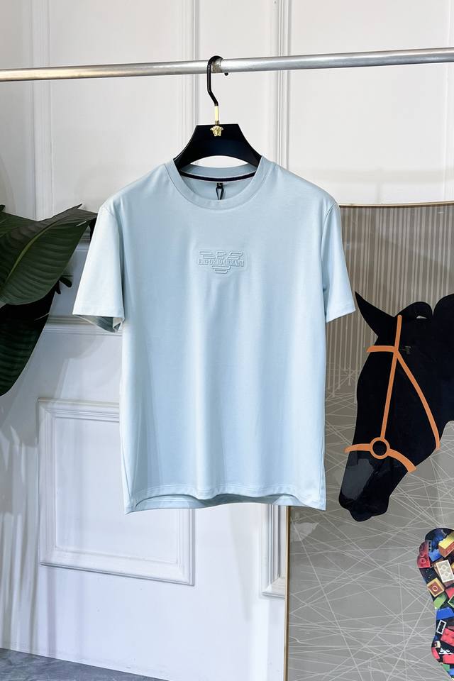 Armani 2025Ss Year of the Snake Spring/Summer Premium Short-Sleeve T-Shirt, Offi