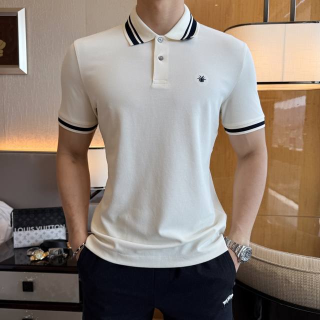 Dior 2025 Spring/Summer Polo Collar Short-Sleeve Collection. Made from premium p