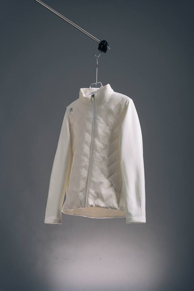 White Descente Golf Down Jacket Idescente Descente Women's Running Series Down J