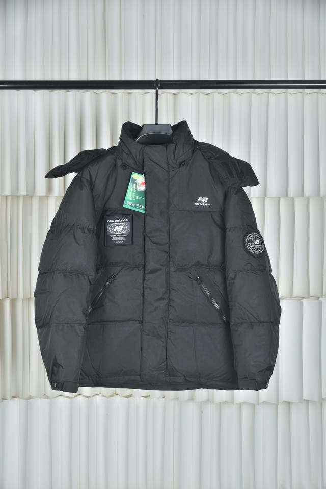 Amazon 2025 designated version New Balance sports hooded windproof thickened war