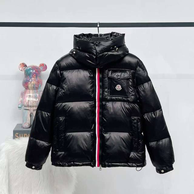 Top-tier (Bulk Order Photos) Mom Let Moncler Three-Color Webbing Down Jacket. Th