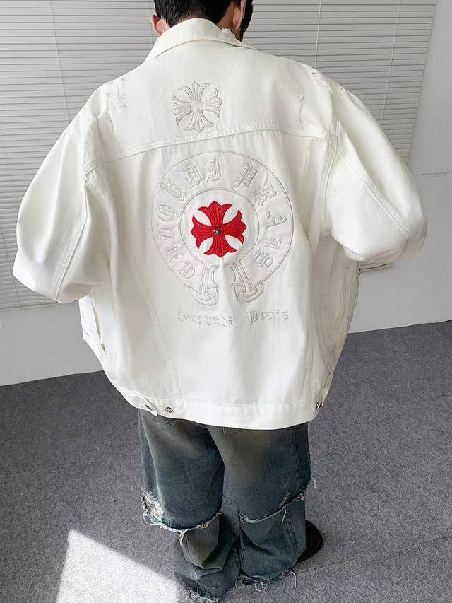 Style No. Xk3463 American Retro Denim Jacket, unisex trendy versatile cool jacke