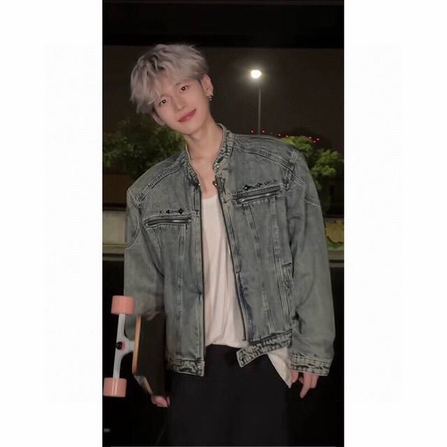 Style No. Xk2740 American-style high-street short denim jacket for men, autumn z