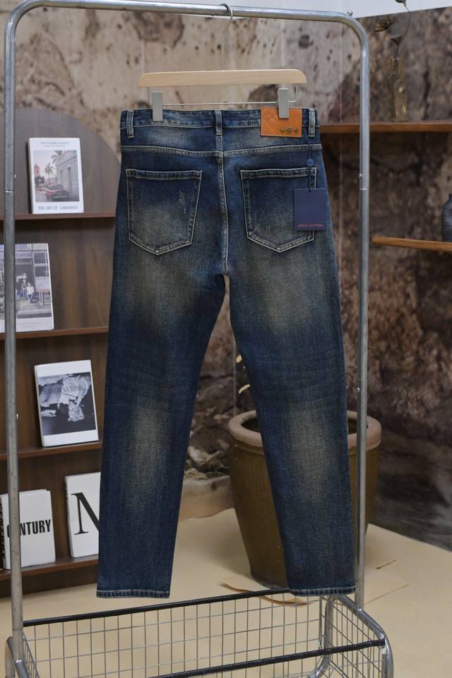 910# Hot Selling Lv 2025Ss New Autumn/Winter Original Single-Style Jeans, Super