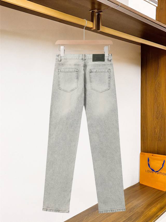 G318# Miumiu -25Ss Autumn/Winter New Men's Slim Straight Leg Original Single-Sty