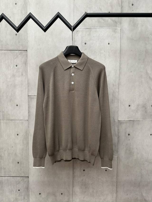 Bc Cotton Collared Button-Up Long-Sleeve Knit Sweater (Ddd) Sizes: S, M, L, XL (