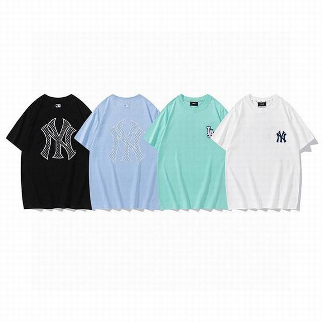 Style No. 063# Korean trendy brand Mlb new short-sleeved shirt, unisex. The logo