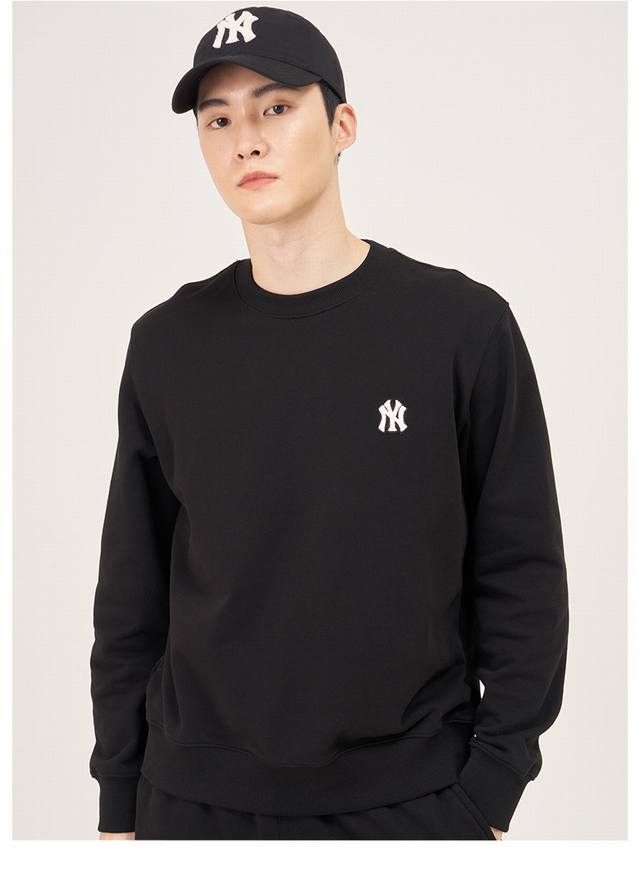 Style No. 048 Mlb New Ny Letter Embroidery Retro Campus Loose Versatile Unisex C