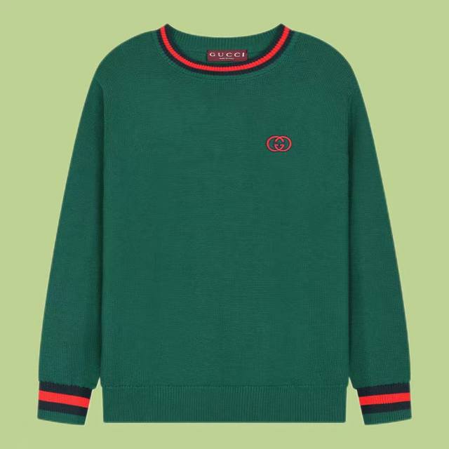 High Version Gucci Fall/Winter Classic Crew Neck Sweater (Ddd) Features an embro