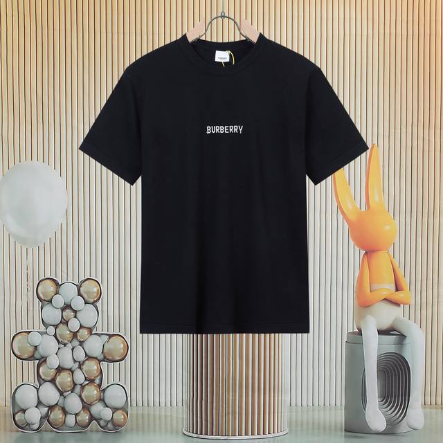 High Quality Burberry 25Ss Spring/Summer New Crew Neck Wool Knit Short-Sleeve Sw