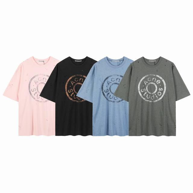 Style Number Ac23 Acne Studio Ripped Short-Sleeve T-Shirt (Ddd)