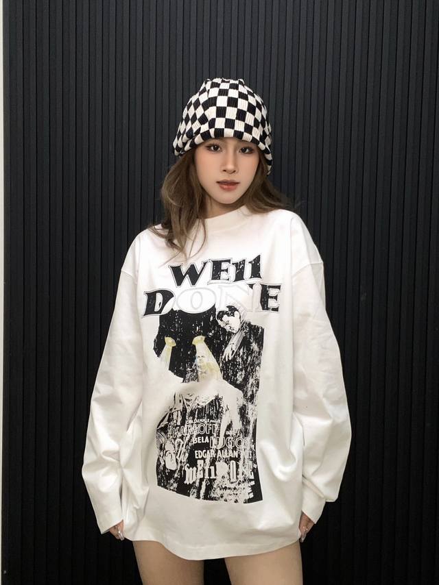 New Arrival D147# Long-sleeved version Synchronized with We11Done official websi