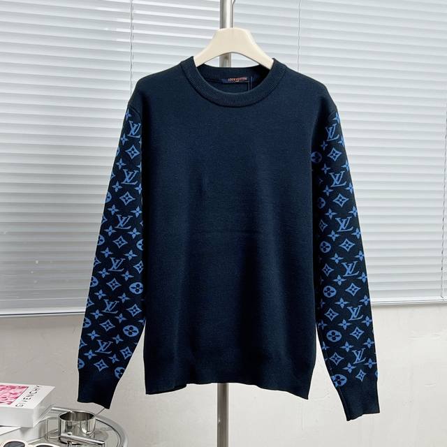 Louis Vuitton Jacquard Knit Sweater. When the classic Monogram pattern meets ava