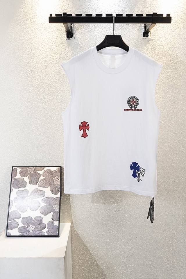 Style No. K6060 Chrome Hearts 2025 Spring/Summer New Pure Cotton 280G Double Yar