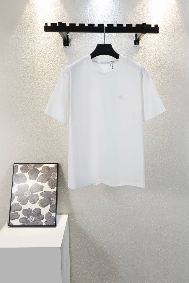 Top-tier version, style number C012, Cain Klein 24Ss summer casual crew neck sho