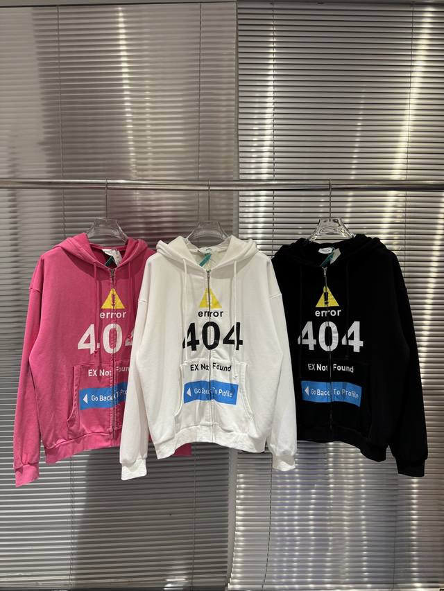 Grailz 2025Fw New Washed Print Distressed Cardigan Loose Hooded Sweatshirt Jacke