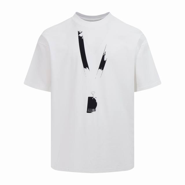 Style No.: M005 Mm6 Maison Margiela Ss24 Passport Design Pattern Print Crew Neck