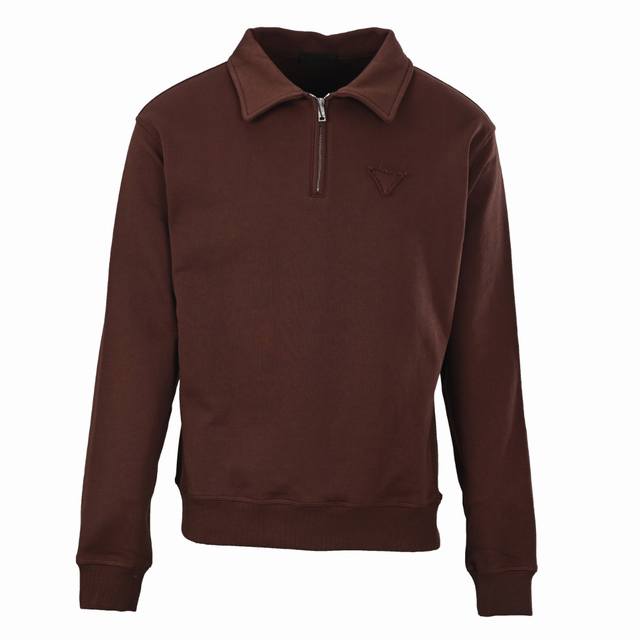 Prada Prd Label Half-Zip Polo Sweatshirt (Ddd). Original version purchased for 1