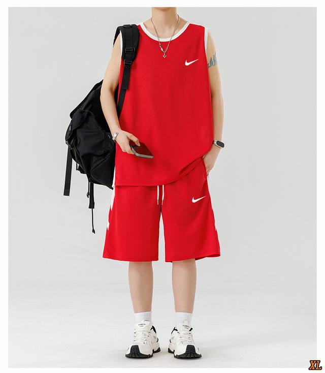 Nike Exclusive Real Shot New Summer High-Quality Short-Sleeve Sports Set, Thin I