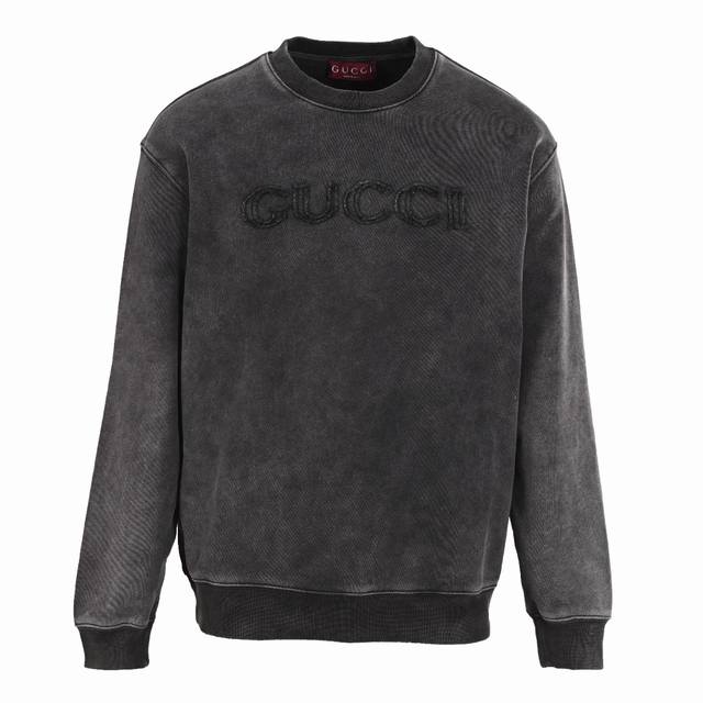 Gucci distressed letter appliqu