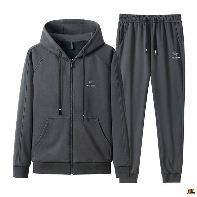 Arc'Teryx Exclusive New Autumn High-Quality Sports Suit: Hoodie, Trendy Zipper C