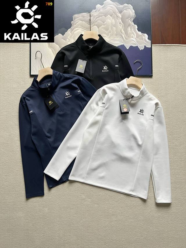 Kailas 25Ss Spring Hot Selling Half-Zip Outdoor Casual Long-Sleeve T-Shirt! Avai