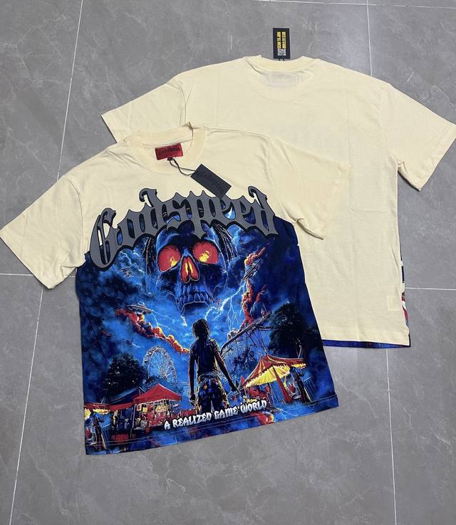 5158# Apricot | Godspeed Cross-border American Rock Street Washed Retro Style Sh