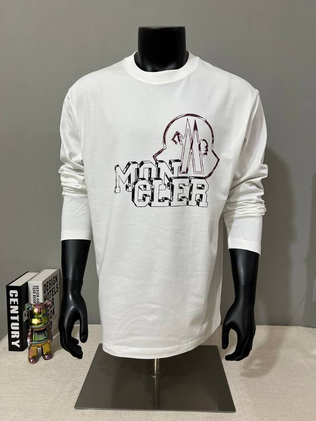 Moncler's new arrival: 2025Fw official website synchronized large logo print lon