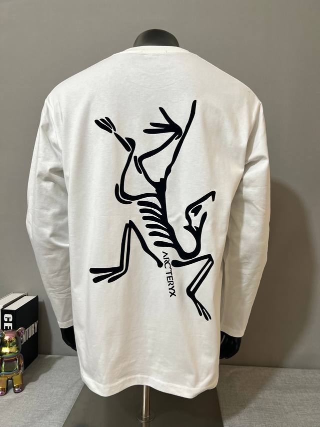 Arc'teryx 25Fw Autumn/Winter New Long-Sleeve T-Shirt, featuring a large Arc'tery