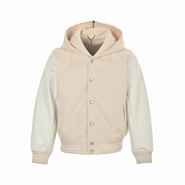 Louis Vuitton 24Fw Nautical Collection Pearl Embroidered Seashell Hooded Basebal