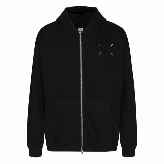 High-quality Maisonmargiela classic embroidered four-corner logo cardigan, unise