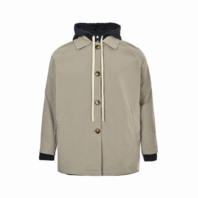 Miu Miu Embroidered Reversible Hooded Jacket (Ddd). Authentic product purchased