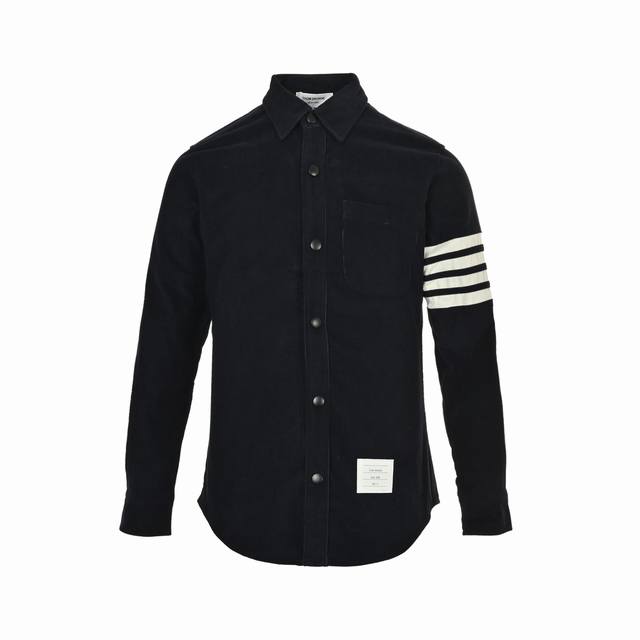 Thom Browne Corduroy Shirt Jacket (New Arrival): Tb Corduroy Thin Long-Sleeve Sh