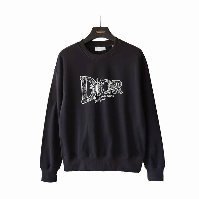 Real shot details + size chart Dior new Dior all-over letter silicone heat-press