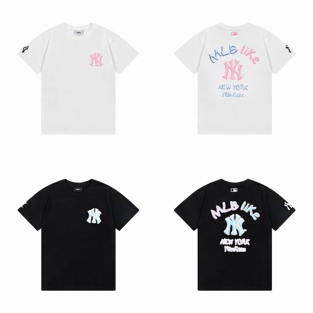 929 Korean streetwear brand Mlb short-sleeved foam T-shirt for men and women, ca