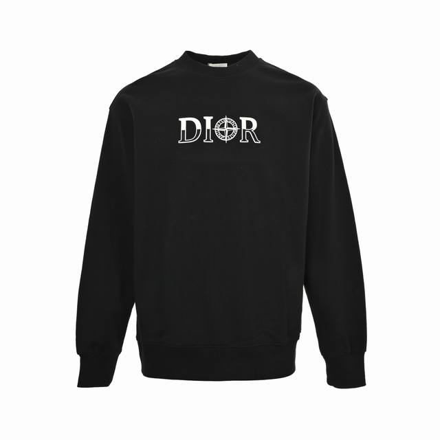 Dior Stone Island Collaboration Crew Neck Sweatshirt (Ddd) 480G Premium Combed C